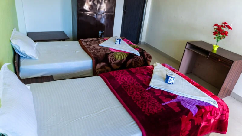Clean, comfortable accommodation at Vinyasa Yoga Academy
