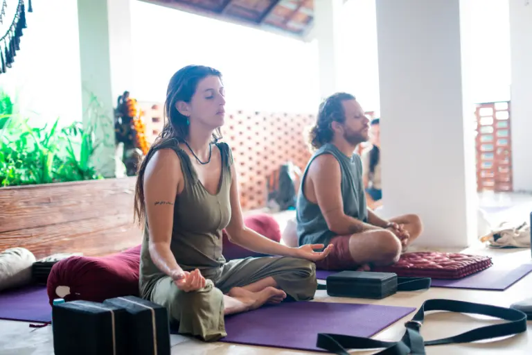 Yoga Teacher Training outdoor session in Ubud Bali