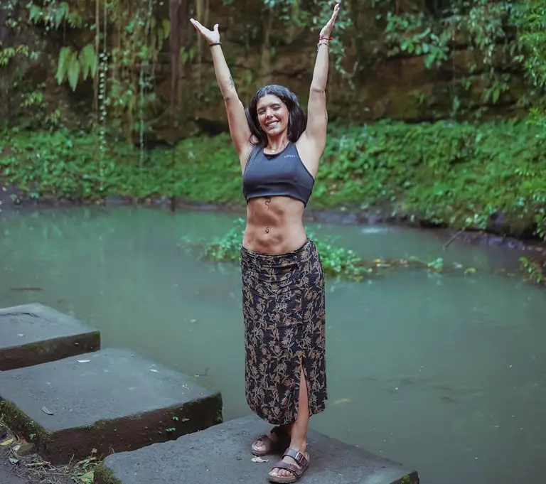 Student at our 300 Hour Kundalini Yoga Teacher Training in Bali