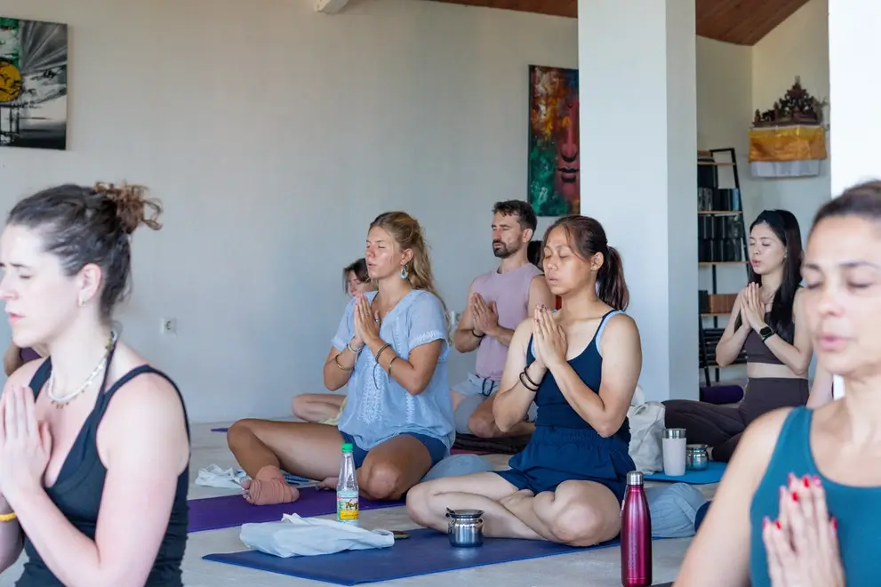 Student at our 500 Hour Kundalini Yoga Teacher Training in Bali