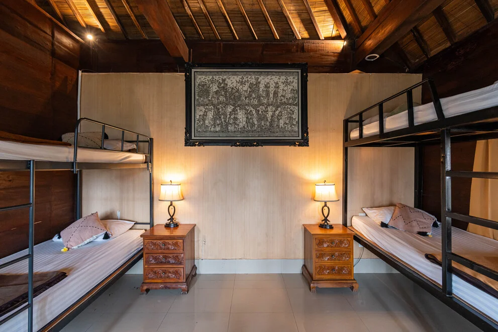 Private room interior at our Bali campus