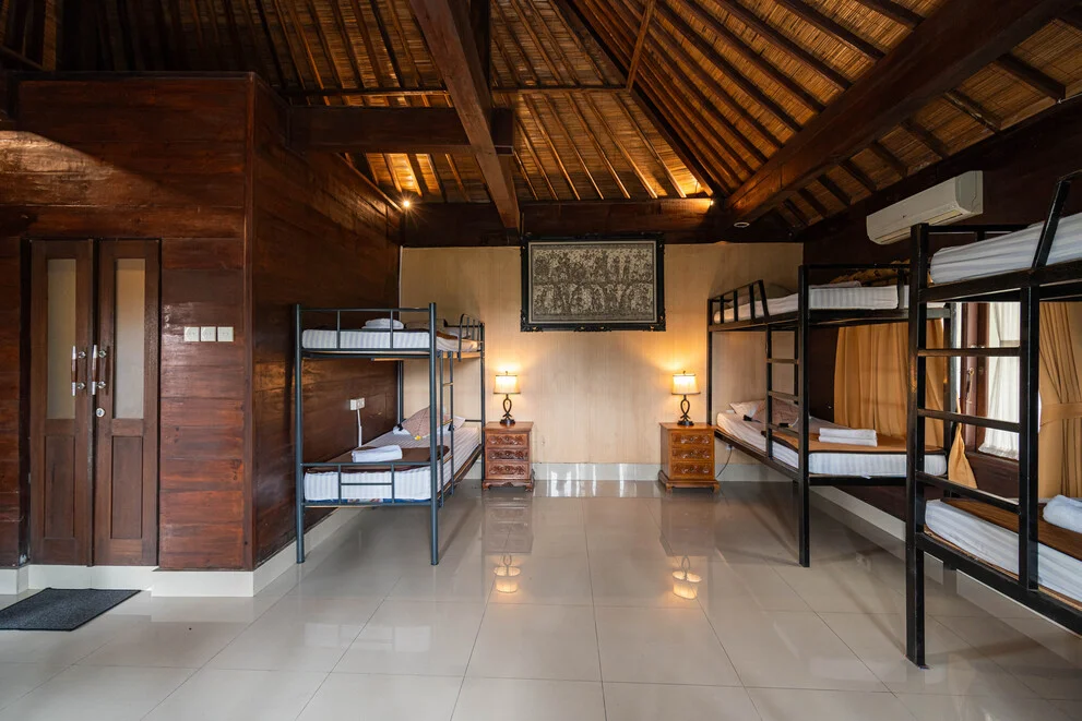 Four-sharing room in Bali