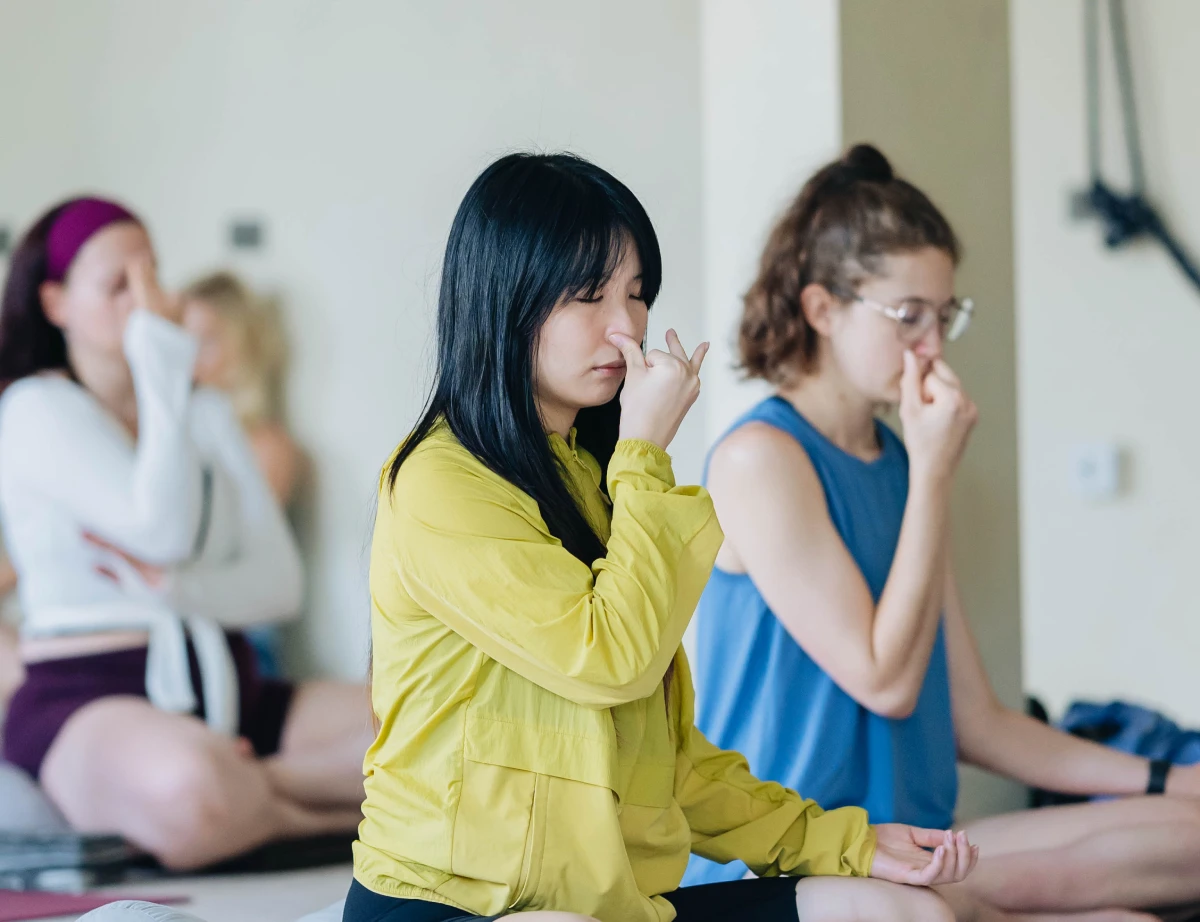 Students at Kids Yoga Teacher Training in Bali