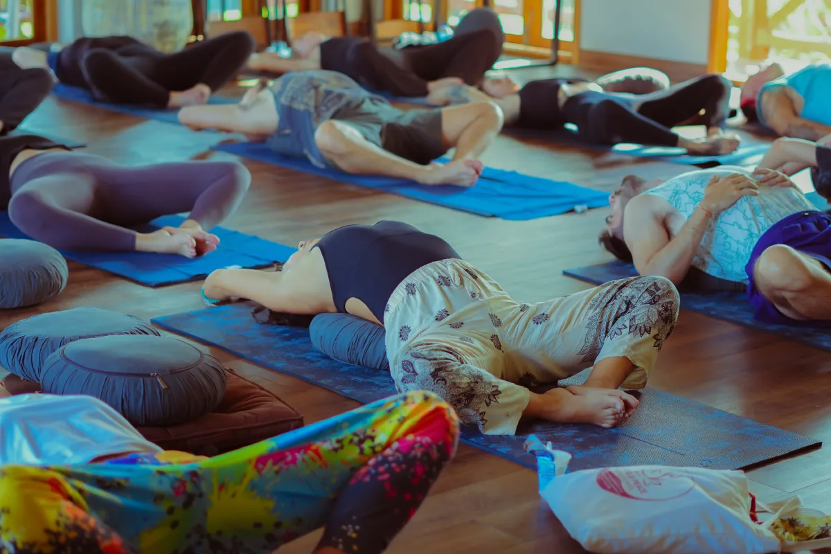 Student at our 85 Hour Prenatal Yoga Teacher Training in Bali