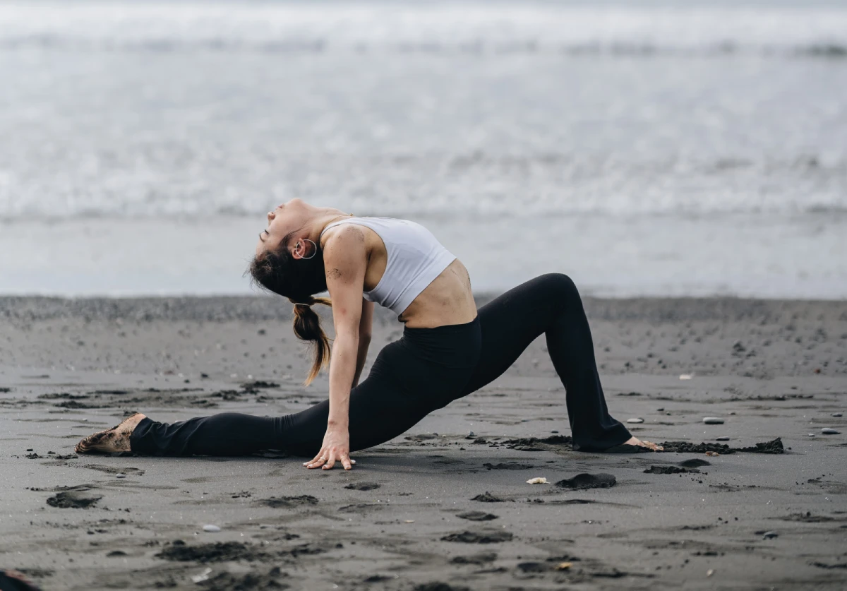 Yoga Retreat outdoor session in Ubud Bali