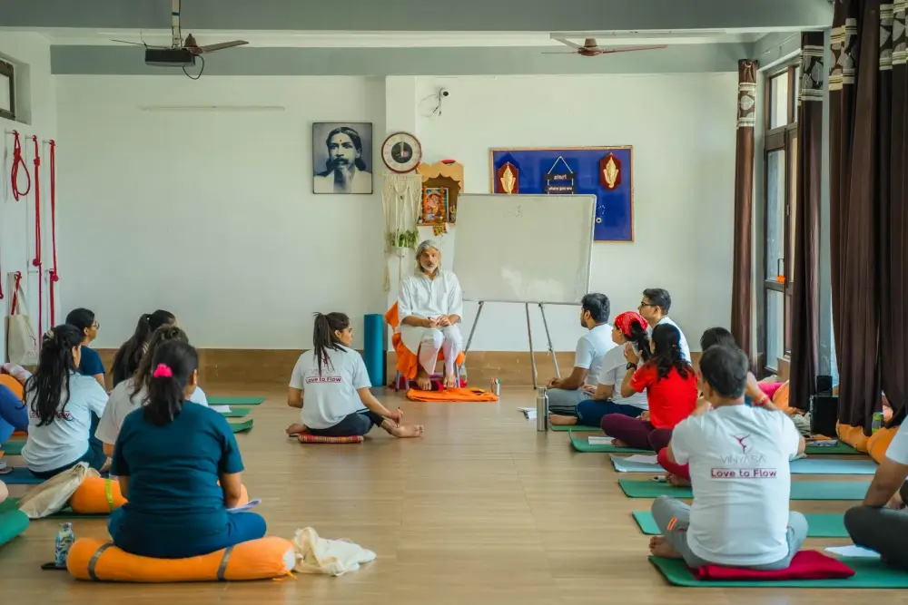 Yoga Class Session at Vinyasa Yoga Academy