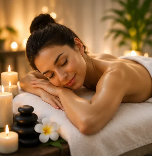 Abhyangam Ayurvedic massage and herbal steam bath