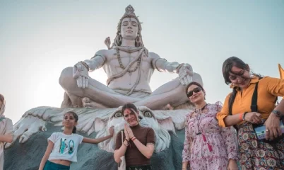 Ganga Aarti ceremony at Parmarth Niketan Rishikesh