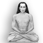 Yoga Guru Meditating by the Ganga River in Rishikesh