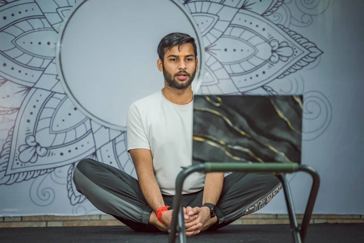 Yoga Guruji Teaching at Vinyasa Yoga Academy