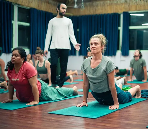Student at our 100 Hour Yoga Teacher Training in Rishikesh