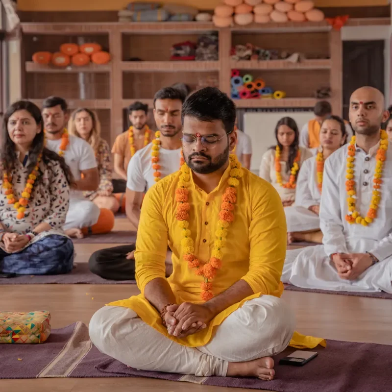 Student at our 300 Hour Yoga Teacher Training in Rishikesh