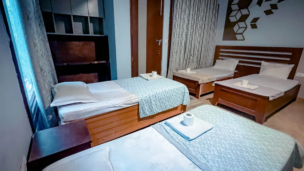 Four-people shared accommodation in Rishikesh