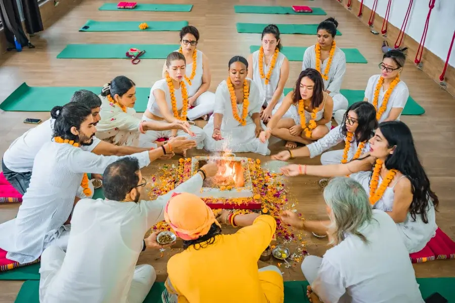 200 Hour Yoga Teacher Training Ceremony Rishikesh