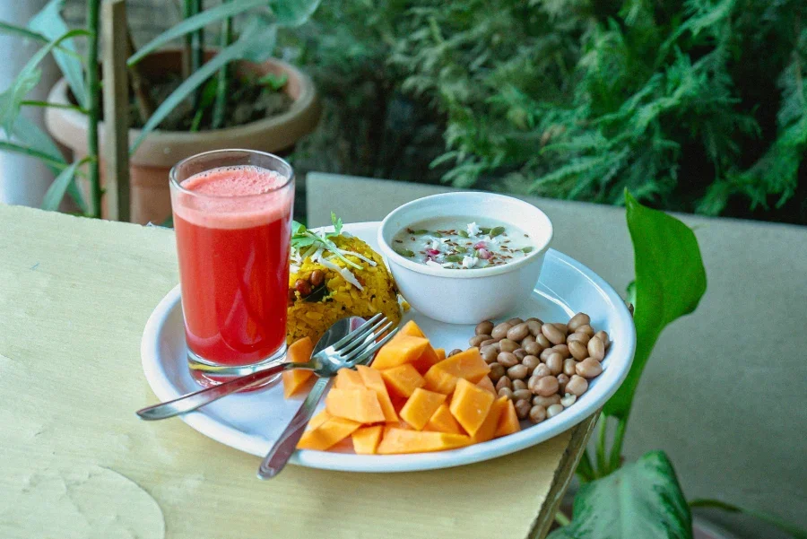 Healthy Vegetarian Meals at Vinyasa Yoga Academy