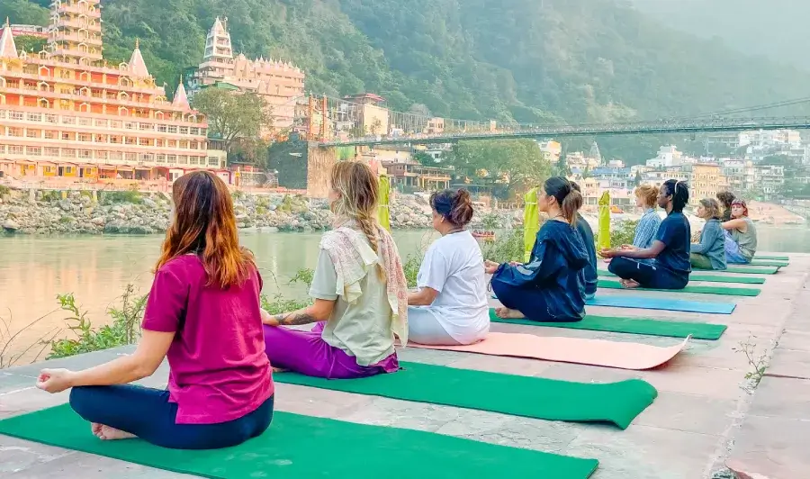 100 Hour Yoga Teacher Training Ceremony in Rishikesh