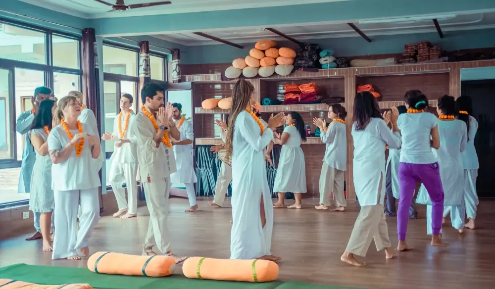 200 Hour Yoga Teacher Training Ceremony in Rishikesh