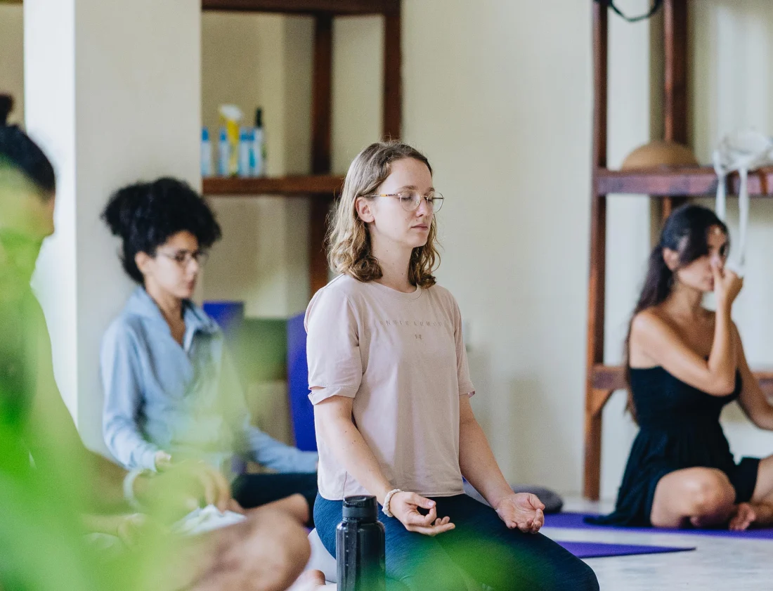Yoga Class Session at Vinyasa Yoga Academy Bali