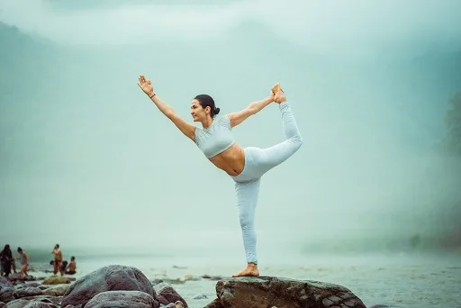 Student Performing Natarajasana During YTTC