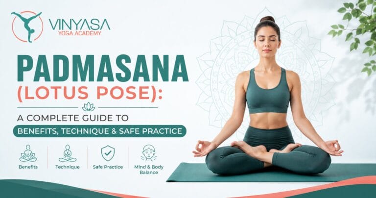 Padmasana (Lotus Pose): A Complete Guide to Benefits, Technique & Safe Practice