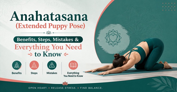 Anahatasana (Extended Puppy Pose): Benefits, Steps, Mistakes & Everything You Need to Know
