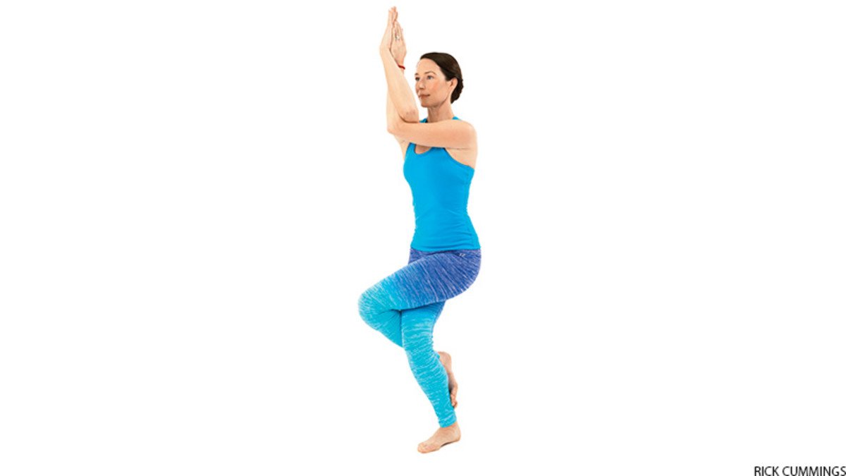 Eagle Pose Garudasana - Jivayogalive