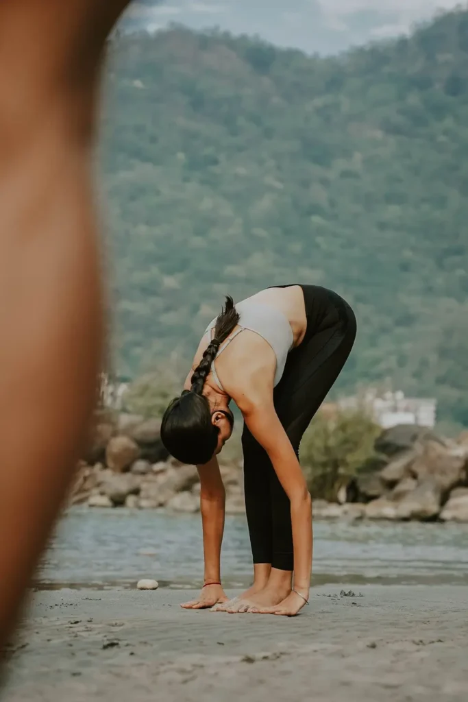 Ashtanga yoga standing forward fold
