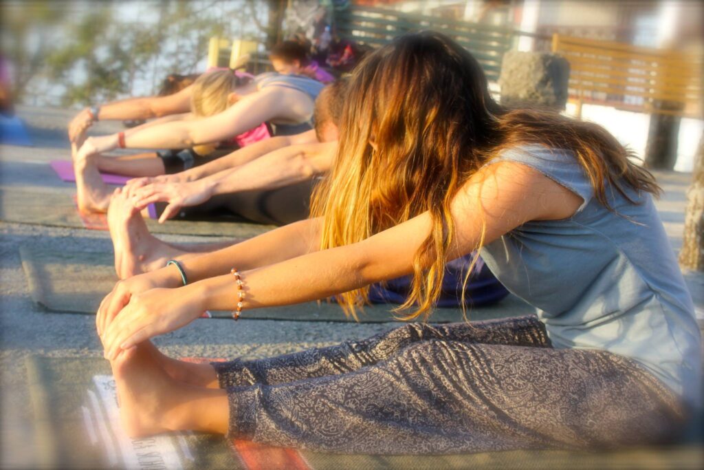 Student Practising Seated Forward Bend Pose During 200 Hour YTTC at Vinyasa Yoga Academy